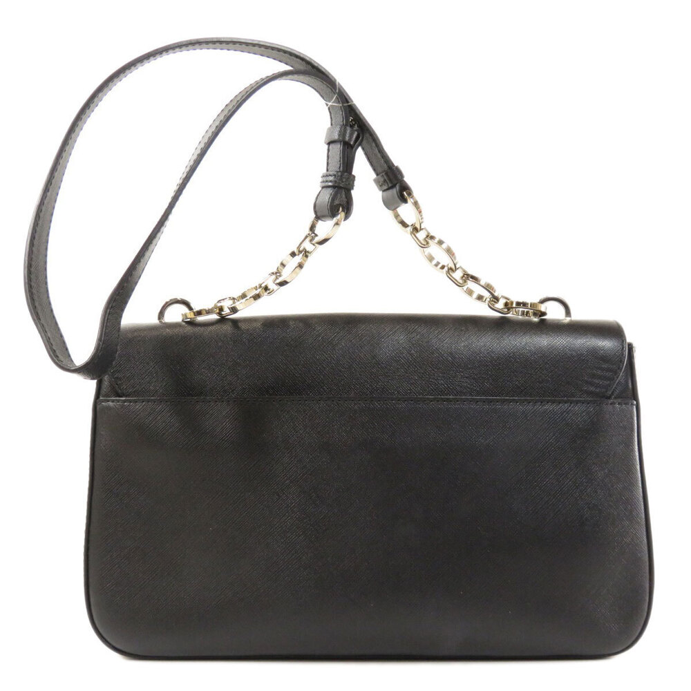 Salvatore Ferragamo Bag Leather Gancini Shoulder Black